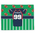 Football Jersey Single-Sided Linen Placemat - Single w/ Name and Number