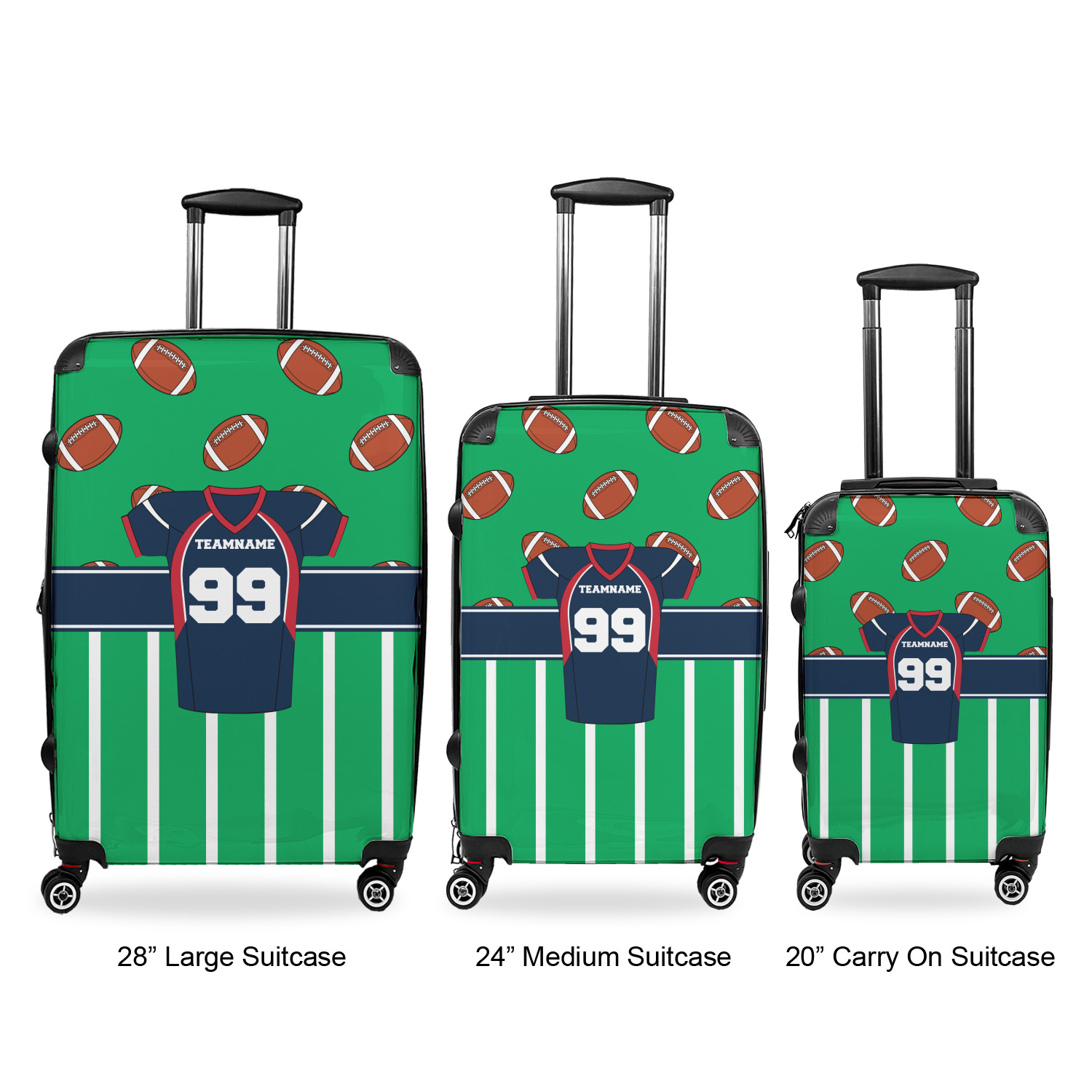 football luggage