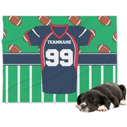 Football Jersey Dog Blanket - Regular (Personalized)