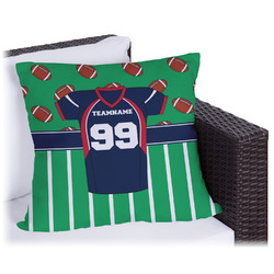 Football Jersey Outdoor Pillow - 16" (Personalized)