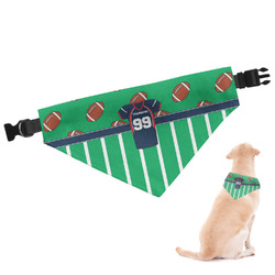 Football Jersey Dog Bandana - XLarge (Personalized)