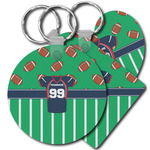 Football Jersey Plastic Keychain (Personalized)