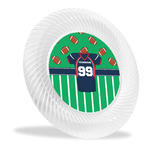 Football Jersey Plastic Party Dinner Plates - 10" (Personalized)