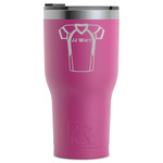 Football Jersey RTIC Tumbler - Magenta - Laser Engraved - Single-Sided (Personalized)