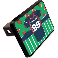 Football Jersey Rectangular Trailer Hitch Cover - 2" (Personalized)