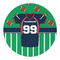 Football Jersey Round Paper Coaster - Approval