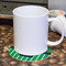 Football Jersey Round Paper Coaster - With Mug