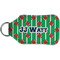 Football Jersey Sanitizer Holder Keychain - Small (Back)