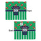 Football Jersey Security Blanket - Front & Back View