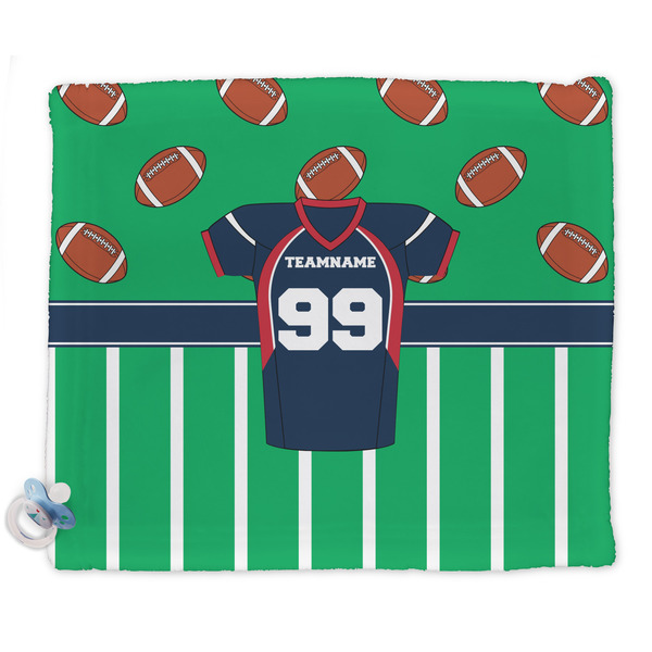 Custom Football Jersey Security Blankets - Double Sided (Personalized)