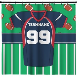 Football Jersey Shower Curtain (Personalized)