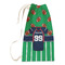 Football Jersey Small Laundry Bag - Front View