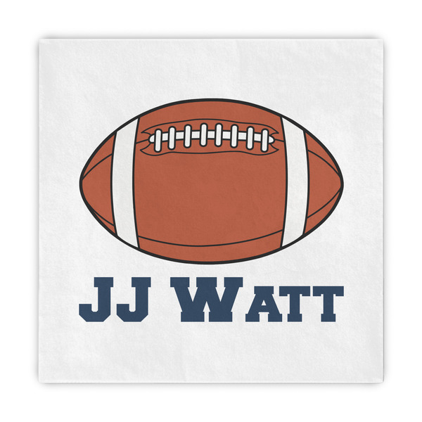 Custom Football Jersey Standard Decorative Napkins (Personalized)