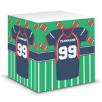 Football Jersey Sticky Note Cube (Personalized)