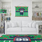 Football Jersey Wall Hanging Tapestry - IN CONTEXT