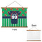 Football Jersey Wall Hanging Tapestry - Landscape - APPROVAL