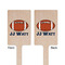 Football Jersey Wooden 6.25" Stir Stick - Rectangular - Double Sided - Front & Back