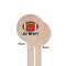 Football Jersey Wooden 7.5" Stir Stick - Round - Single Sided - Front & Back