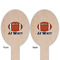 Football Jersey Wooden Food Pick - Oval - Double Sided - Front & Back