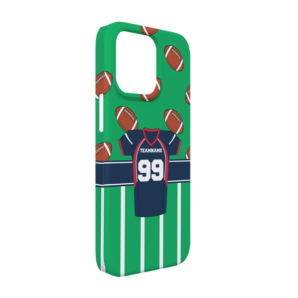 Custom Football Jersey iPhone Case - Plastic - iPhone 13 (Personalized)