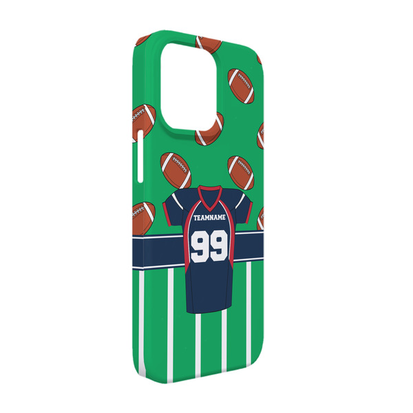 Custom Football Jersey iPhone Case - Plastic - iPhone 13 Pro (Personalized)