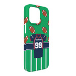 Football Jersey iPhone Case - Plastic - iPhone 13 Pro Max (Personalized)