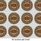 Snake Skin 1" Multipurpose Round Labels - Sheet