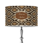 Snake Skin 12" Drum Lamp Shade - Poly-film (Personalized)