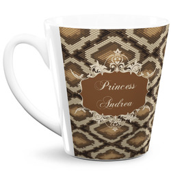 Snake Skin 12 Oz Latte Mug (Personalized)