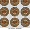 Snake Skin 2" Multipurpose Round Labels - Sheet