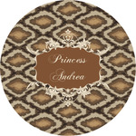 Snake Skin Multipurpose Round Labels - 2" (Personalized)