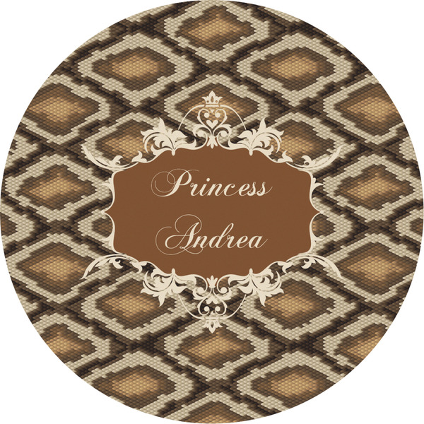 Custom Snake Skin Multipurpose Round Labels - 2" (Personalized)