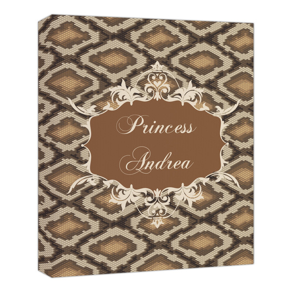 Custom Snake Skin Canvas Print - 20x24 (Personalized)