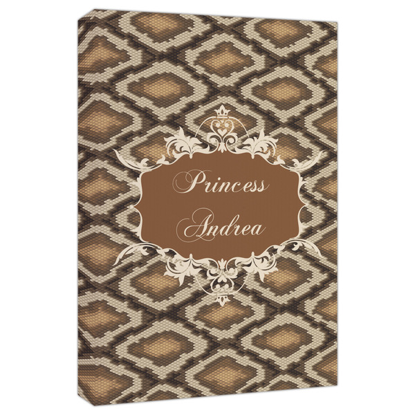 Custom Snake Skin Canvas Print - 20x30 (Personalized)