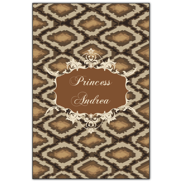 Custom Snake Skin Wood Print - 20x30 (Personalized)