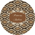 Snake Skin Multipurpose Round Labels - 3" (Personalized)