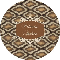 Snake Skin Multipurpose Round Labels - Custom Sized (Personalized)