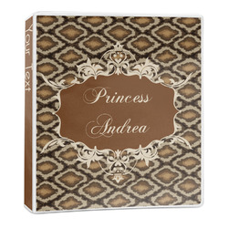 Snake Skin 3-Ring Binder - 1 inch (Personalized)