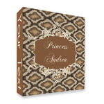 Snake Skin 3 Ring Binder - Full Wrap - 2" (Personalized)