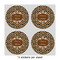 Snake Skin 4" Multipurpose Round Labels - Sheet