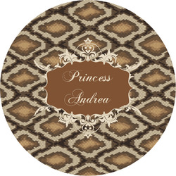 Snake Skin Multipurpose Round Labels - 4" (Personalized)