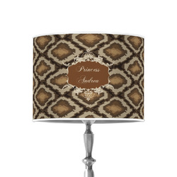 Snake Skin 8" Drum Lamp Shade - Poly-film (Personalized)