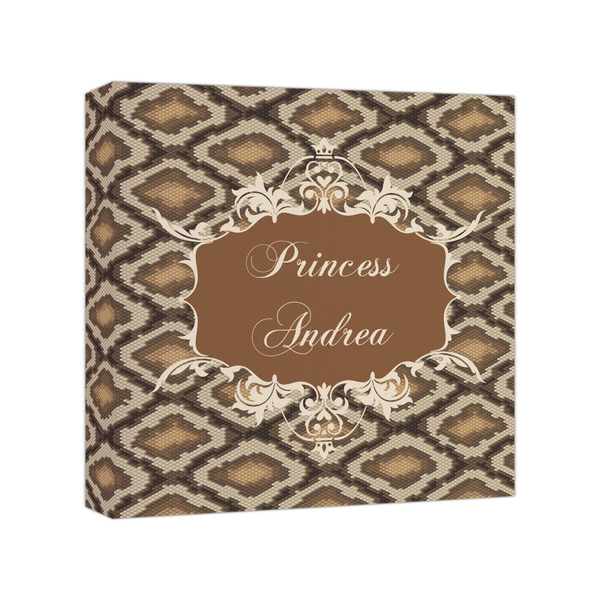 Custom Snake Skin Canvas Print - 8x8 (Personalized)