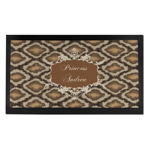 Custom Snake Skin Bar Mat - Small (Personalized)