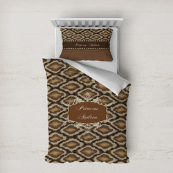 Snake Skin Duvet Cover Set - Twin XL (Personalized)