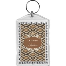 Snake Skin Bling Keychain (Personalized)