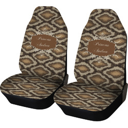 Snake Skin Car Seat Covers (Set of Two) (Personalized)