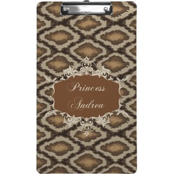 Snake Skin Clipboard (Legal Size) (Personalized)