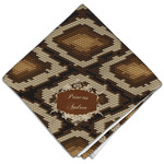 Snake Skin Cloth Dinner Napkin - Single w/ Name or Text