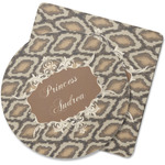 Snake Skin Rubber Backed Coaster (Personalized)